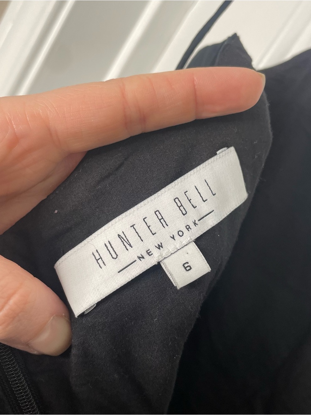 Hunter Bell Celia Pleated Peplum Top Size 6 - Picture 8 of 13